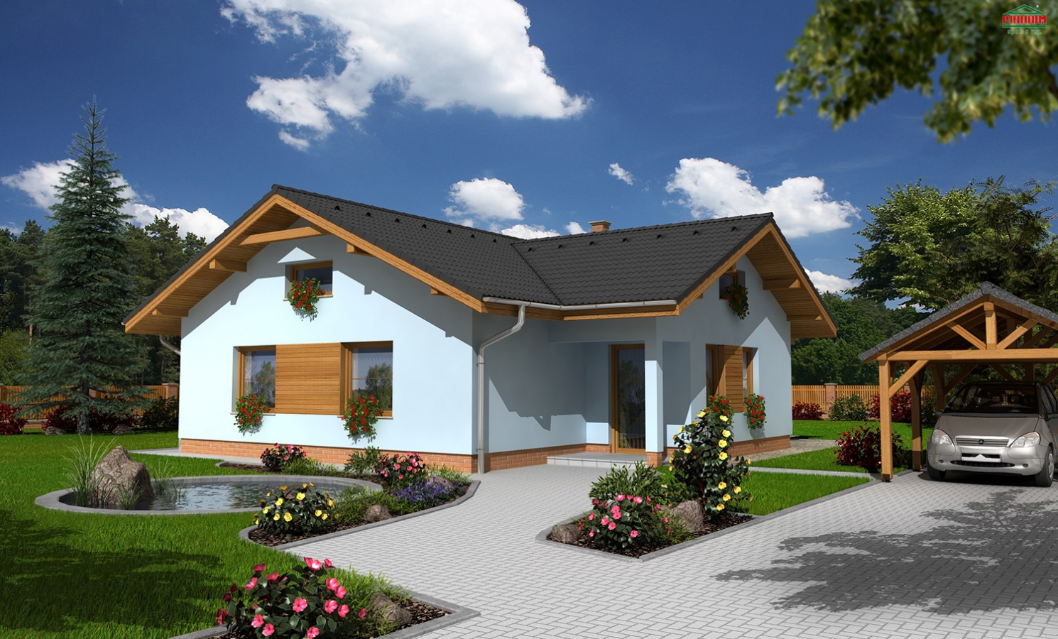 Projekty Domov | BUNGALOW 102 | Prodom Spol. S R.o.