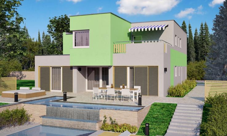CUBER 13 - Beautiful and bright modern family house with a garage
